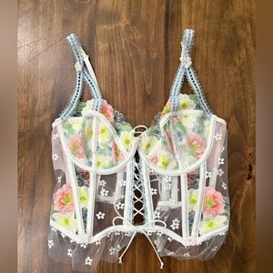 FOR LOVE & LEMONS
Daisy Blossom Corset Top